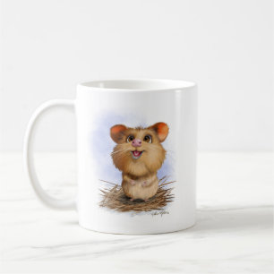 Caneca De Café Desenho de hamster fofo e fofinho