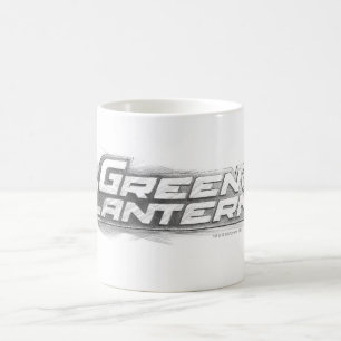 Caneca De Café Desenho de Lanterna Verde