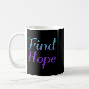 Caneca De Café Desenho de Prevenção Encontre Esperança