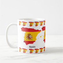 Desenho de Souvenir com Bandeira da Espanha dentro