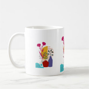 Caneca De Café Desenho de Trabalho de Arte