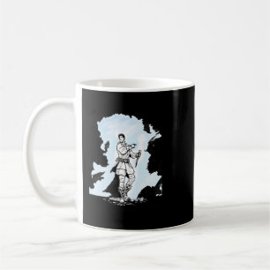 Caneca De Café Desenho de um Gladiador de faca pelo Ilustrador Do