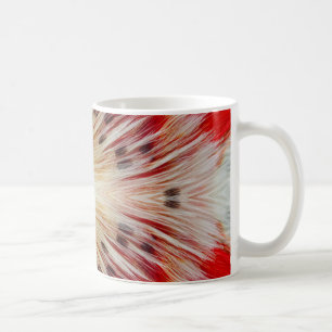 Caneca De Café desenho do Bearded Barbet caleidoscópio