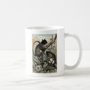 Caneca De Café Desenho do vintage: O Dormouse