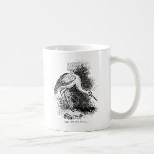 Caneca De Café Desenho dos animais selvagens do pássaro do