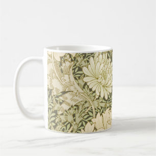 Caneca De Café Desenho Floral Verde de Wm Morris
