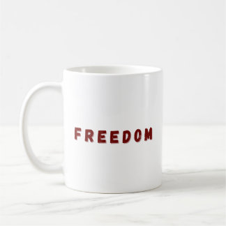 Caneca De Café Desenho Liberdade Expressão Artística de Independ