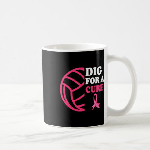 Caneca De Café Desenho Para Um Ciclo De Sensibilização Do Cancer