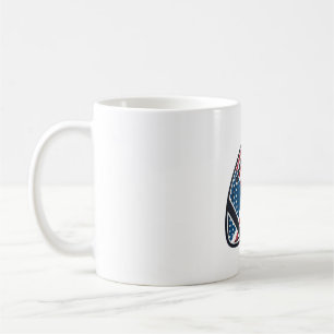 Caneca De Café Desenho Vetorial Vintage de Futebol Americano Patr
