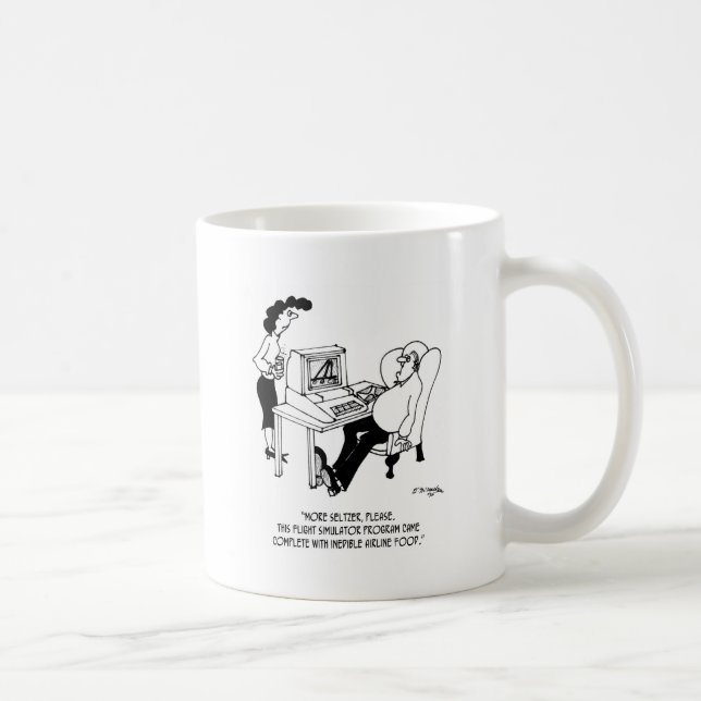 Caneca De Café Desenhos animados 3367 do vôo (Direita)