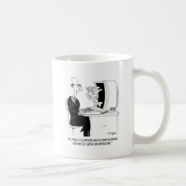 Caneca De Café Desenhos animados 7496 do juiz (Direita)