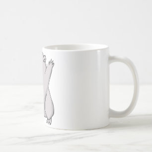 Caneca De Café Desenhos animados comuns felizes de Wombat