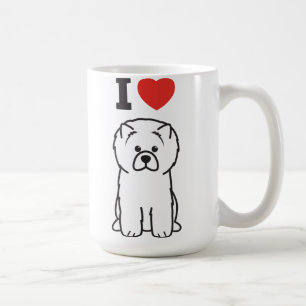 Caneca De Café Desenhos animados do cão da comida de comida