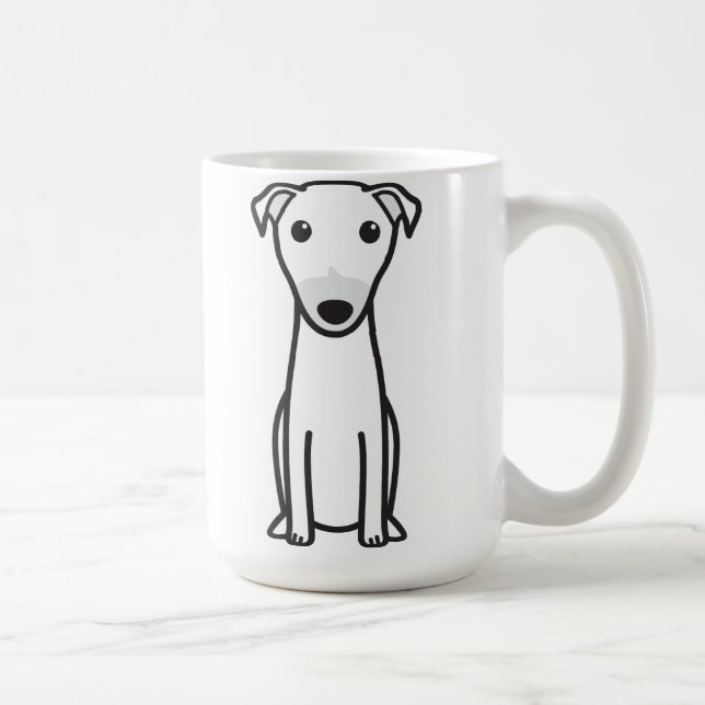 Caneca De Café Desenhos animados do cão do canguru (Direita)