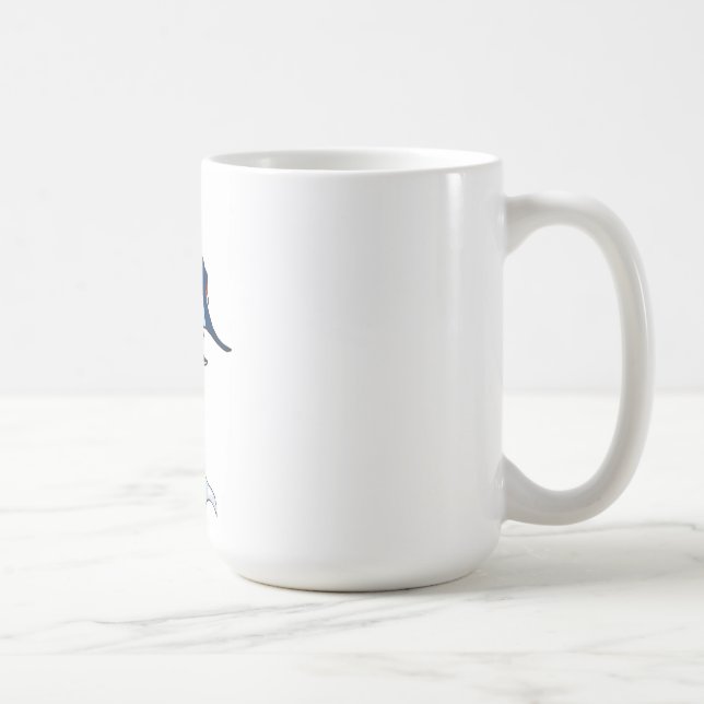 Caneca De Café Desenhos animados do espadim (Direita)