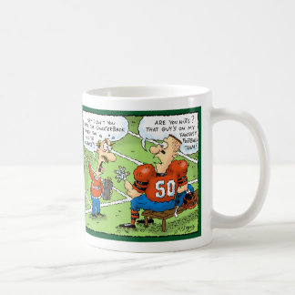 Caneca De Café Desenhos animados do futebol da fantasia