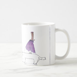 Caneca De Café desenhos animados do homem do vinho, fernandes