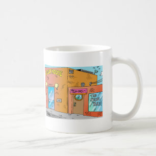 Caneca De Café Desenhos animados do tribunal