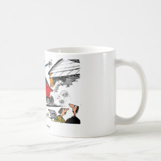 Caneca De Café Desenhos animados: Nosso mustang novo