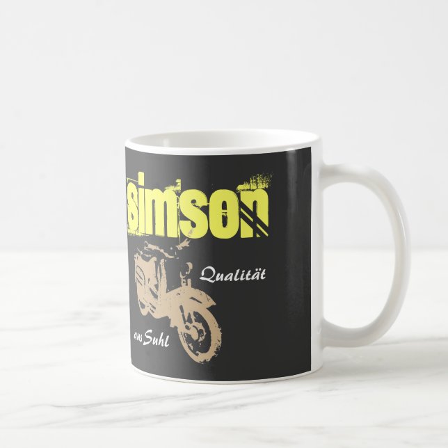 Caneca De Café Desenhos de publicidade Simson Chafurdas DDR (Direita)