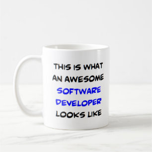 Caneca De Café desenvolvedor de software, incrível