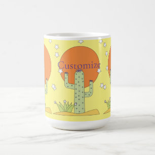 Caneca De Café Desert Cactus Sun Thunder_Cove