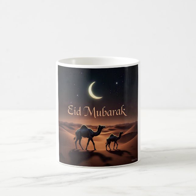 Caneca De Café Desert Eid Mubarak Night Design (Centro)
