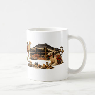 Caneca De Café Deserto Árabe, Tenda Beduína, Acampamento no Deser