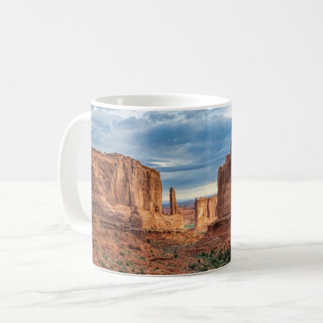 Caneca De Café Desertos | Arches National Park, Utah (Frente Esquerda)