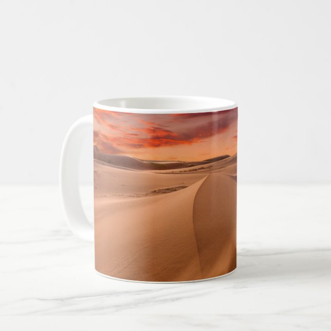 Caneca De Café Desertos | Desert Emirados Árabes Unidos (Frente Esquerda)