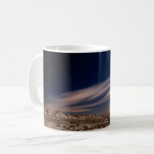 Caneca De Café Desertos Deserto de Navarre Bardenas à Noite