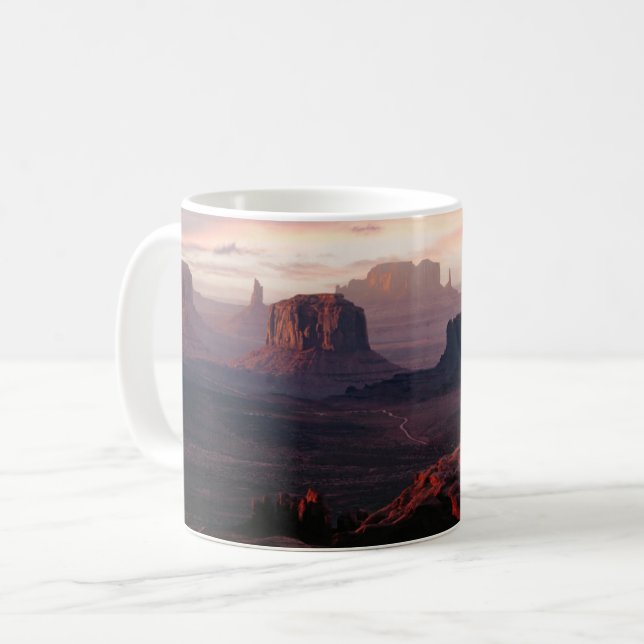 Caneca De Café Desertos | Monument Valley Utah-Ariziona (Frente Esquerda)