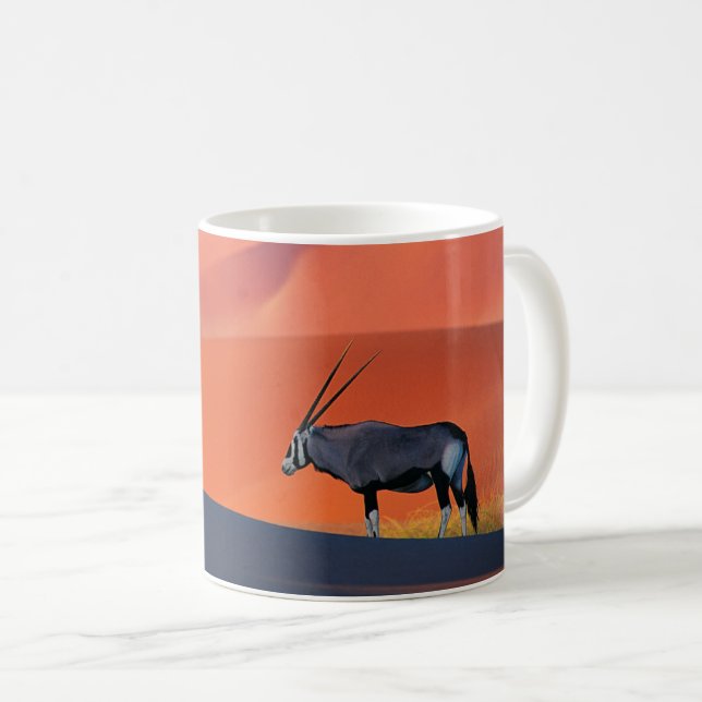 Caneca De Café Desertos | Namib Desert Oryx (Frente Esquerda)