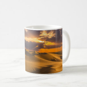 Caneca De Café Desertos   Paisagem das dunas de areia