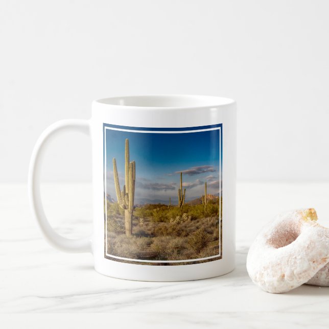 Caneca De Café Desertos | Superstições, Arizona (Com Donut)