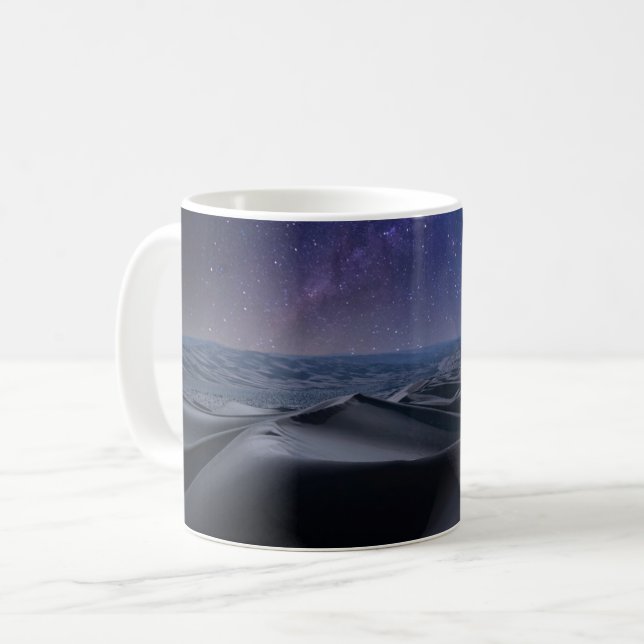 Caneca De Café Desertos | Vazio Quarter Desert Abu Dhabi (Frente Esquerda)