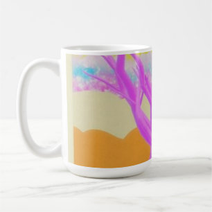 Caneca De Café Desfile de imagens fantásticas com cores de pasta