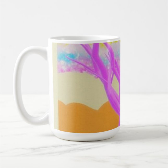 Caneca De Café Desfile de imagens fantásticas com cores de pasta  (Esquerda)