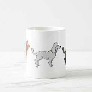 Caneca De Café Desfile de Poodles Mug