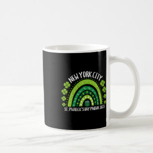 Caneca De Café Desfile do Dia de São Patrício em Nova York Famíli