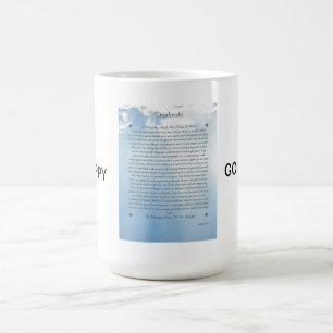 Caneca De Café DESIDERATA poema & texto