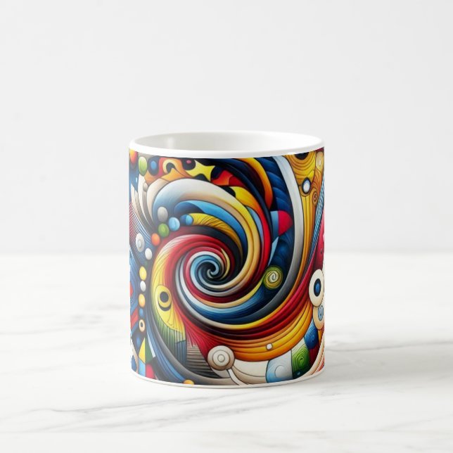 Caneca De Café design abstrato (Centro)