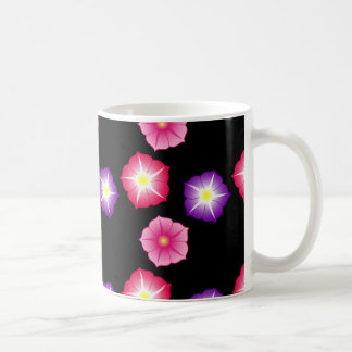 Caneca De Café Design abstrato das flores Bonito
