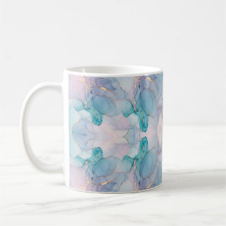 Caneca De Café design abstrato de aquarela