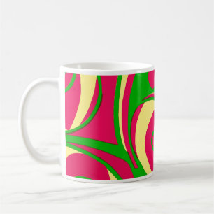 Caneca De Café Design abstrato do estilo 60