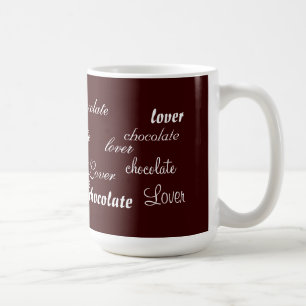 Caneca De Café Design Amante de Chocolate Amargo