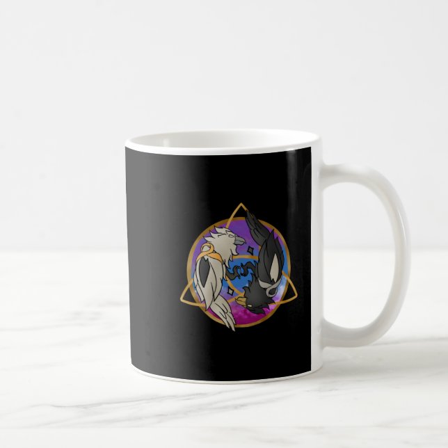 Caneca De Café Design Astral Raven de Odin (Direita)