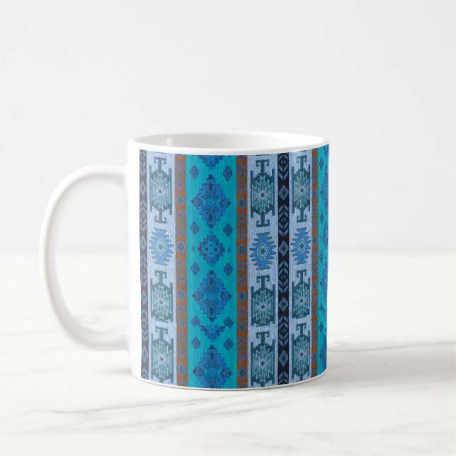 Caneca De Café Design azul-canavial (Esquerda)