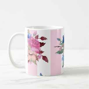 Caneca De Café Design bonito da flor