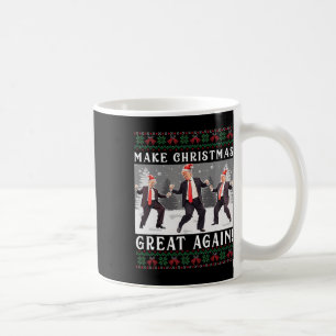 Caneca De Café Design Bonito Faça Excelente De Natal Novamente Pa